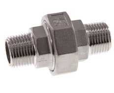 Gerade Verschraubung R1/2'' Edelstahl Flachdichtung PTFE 16bar (224.8psi)