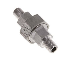 Gerade Verschraubung R1/8'' Edelstahl Flachdichtung PTFE 16bar (224.8psi)
