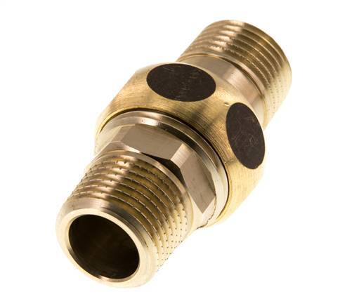 Gerade Verschraubung R1/2'' Messing Flachdichtung Centellen 16bar (224.8psi)