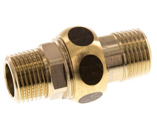 Gerade Verschraubung R1/2'' Messing Flachdichtung Centellen 16bar (224.8psi)