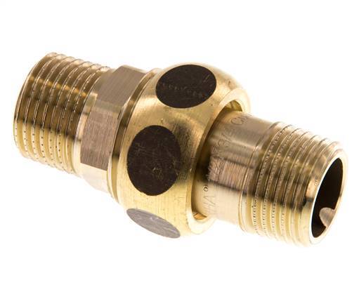 Gerade Verschraubung R1/2'' Messing Flachdichtung Centellen 16bar (224.8psi)