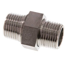 Doppelnippel R1/2'' Teilbare konische Dichtung aus Edelstahl 40bar (562.0psi)