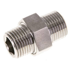 Doppelnippel R1/2'' trennbar Edelstahl Flachdichtung PTFE 40bar (562.0psi)