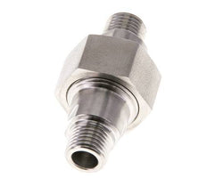 Doppelnippel R1/4'' trennbar Edelstahl Flachdichtung PTFE 40bar (562.0psi)