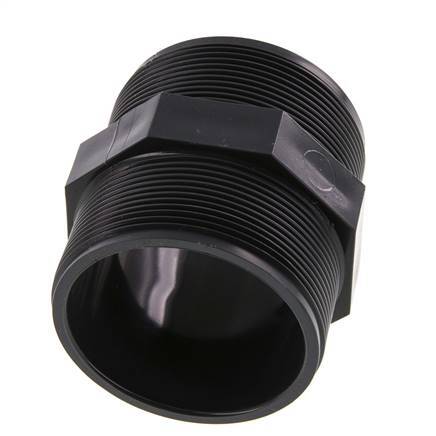 Reduzier-Doppelnippel G2 1/2'' PVC-U 16bar (224,8psi) EN 1452-3