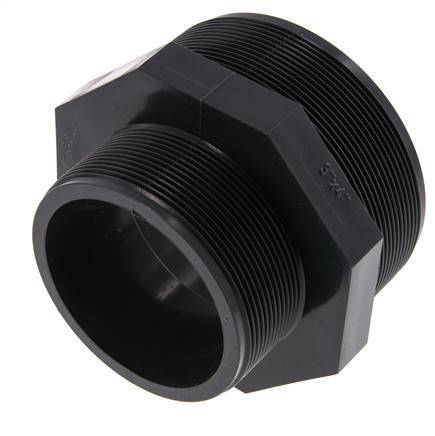 Reduzier-Doppelnippel G3'' x G4'' PVC-U 16bar (224,8psi) EN 1452-3