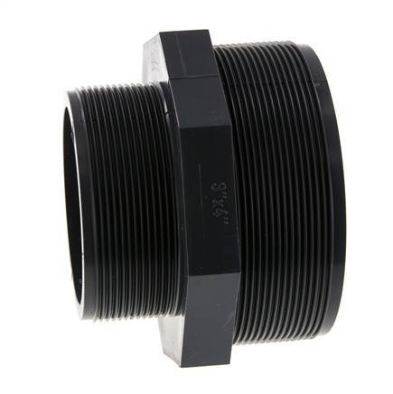 Reduzier-Doppelnippel G3'' x G4'' PVC-U 16bar (224,8psi) EN 1452-3