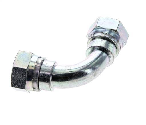 90 Grad Winkelverschraubung G3/4'' Innengewinde Hochdruck Stahl 60° Konus 175bar (2458.75psi) Hydraulisch