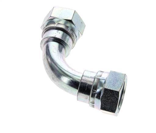 90 Grad Winkelverschraubung G3/4'' Innengewinde Hochdruck Stahl 60° Konus 175bar (2458.75psi) Hydraulisch