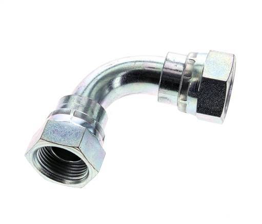 90 Grad Winkelverschraubung G3/4'' Innengewinde Hochdruck Stahl 60° Konus 175bar (2458.75psi) Hydraulisch