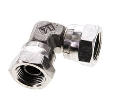 90 Grad abgewinkelte Verschraubung G3/8'' Innengewinde Hochdruck Edelstahl 60° Konus 425bar (5971.25psi) Hydraulik