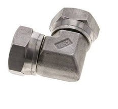 90deg Angled Fitting G1 1/2'' Female High Pressure Stainless Steel 60° Cone 125bar (1756.25psi) Hydraulic