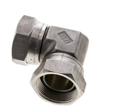 90deg Angled Fitting G1 1/2'' Female High Pressure Stainless Steel 60° Cone 125bar (1756.25psi) Hydraulic