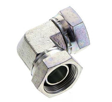 90 Grad Winkelverschraubung G1 1/4'' Innengewinde Hochdruck Stahl 60° Konus 150bar (2107.5psi) Hydraulisch