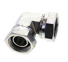 90 Grad Winkelverschraubung G1 1/4'' Innengewinde Hochdruck Stahl 60° Konus 150bar (2107.5psi) Hydraulisch