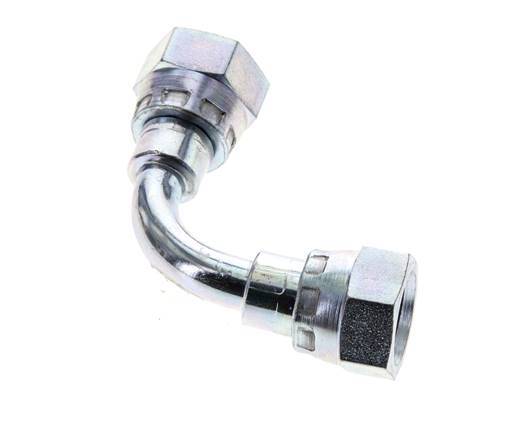 90 Grad abgewinkeltes Anschlussstück G1/4'' Innengewinde Hochdruck Stahl 60° Konus 575bar (8078.75psi) Hydraulisch