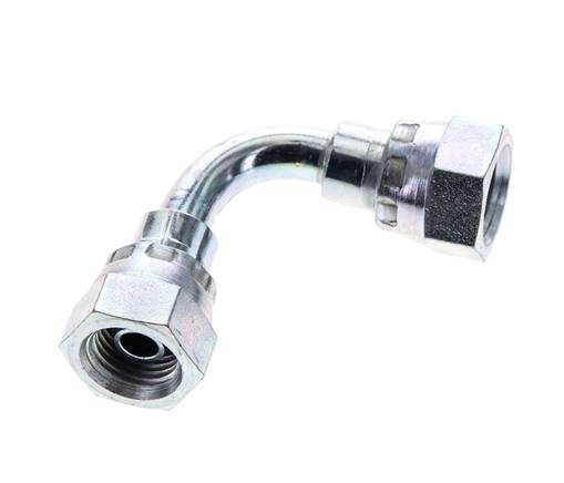 90 Grad abgewinkeltes Anschlussstück G1/4'' Innengewinde Hochdruck Stahl 60° Konus 575bar (8078.75psi) Hydraulisch
