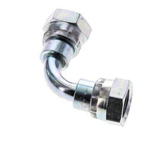 90 Grad abgewinkeltes Anschlussstück G3/8'' Innengewinde Hochdruck Stahl 60° Konus 425bar (5971.25psi) Hydraulisch