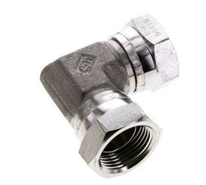 90 Grad abgewinkeltes Fitting G1'' Innengewinde Hochdruck Edelstahl 60° Konus 150bar (2107.5psi) Hydraulisch