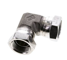 90 Grad abgewinkeltes Fitting G1'' Innengewinde Hochdruck Edelstahl 60° Konus 150bar (2107.5psi) Hydraulisch