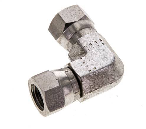 90 Grad abgewinkelte Verschraubung G1/8'' Innengewinde Hochdruck Edelstahl 60° Konus 575bar (8078.75psi) Hydraulisch