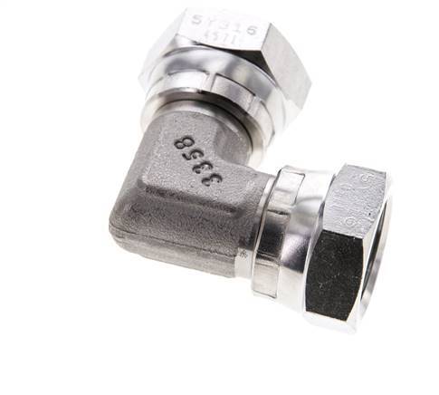 90 Grad abgewinkeltes Fitting G1/2'' Innengewinde Hochdruck Edelstahl 60° Konus 300bar (4215.0psi) Hydraulisch