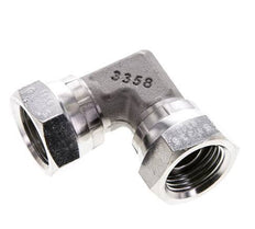 90 Grad abgewinkeltes Fitting G1/2'' Innengewinde Hochdruck Edelstahl 60° Konus 300bar (4215.0psi) Hydraulisch
