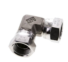 90 Grad abgewinkeltes Anschlussstück G3/4'' Innengewinde Hochdruck-Edelstahl 60° Konus 175bar (2458.75psi) Hydraulisch