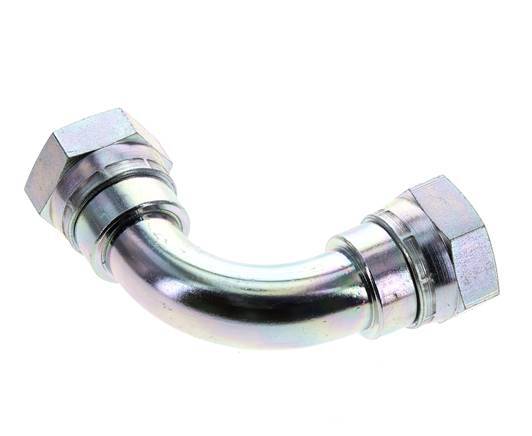 90 Grad abgewinkeltes Fitting G1'' Innengewinde Hochdruckstahl 60° Konus 150bar (2107.5psi) Hydraulisch