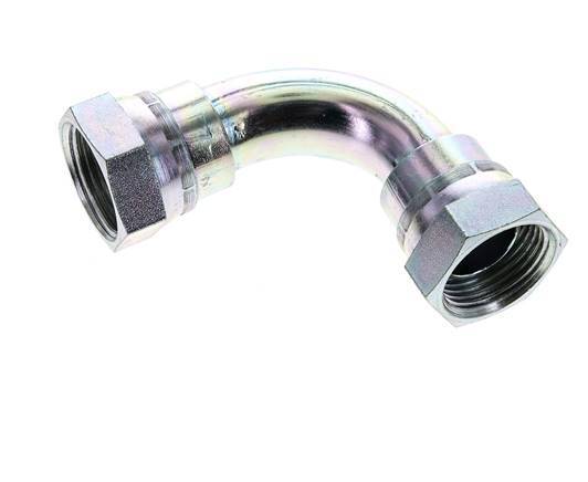 90 Grad abgewinkeltes Fitting G1'' Innengewinde Hochdruckstahl 60° Konus 150bar (2107.5psi) Hydraulisch