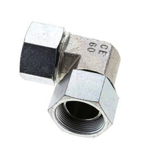 90deg Angled Fitting G1 1/2'' Female High Pressure Steel 60° Cone 125bar (1756.25psi) Hydraulic