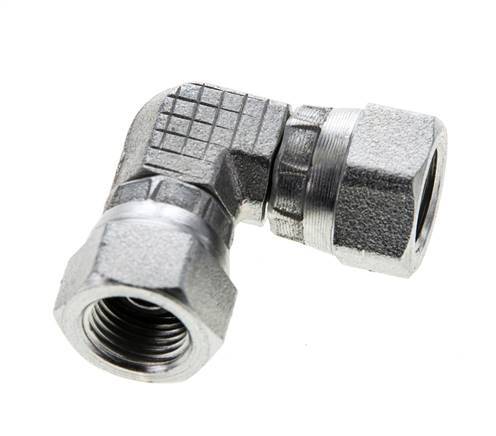 90 Grad abgewinkeltes Fitting G1/8'' Innengewinde Hochdruckstahl 60° Konus 575bar (8078.75psi) Hydraulik