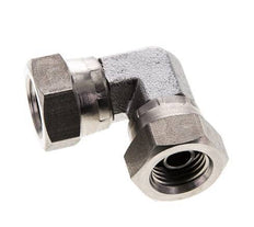 90 Grad abgewinkeltes Anschlussstück G1/4'' Innengewinde Hochdruck-Edelstahl 60° Konus 575bar (8078.75psi) Hydraulisch