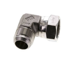 90 Grad JIC-Winkelverschraubung UN 1-5/16''-12 Außengewinde x Innengewinde Edelstahl 170 bar (2388,5 psi)