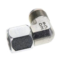 90 Grad JIC-Winkelfitting UNF 7/8''-14 Außengewinde x Innengewinde Stahl 210bar (2950,5psi)