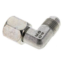 90 Grad JIC-Winkelfitting UNF 9/16''-18 Außengewinde x Innengewinde Stahl 275 bar (3863,75 psi)