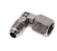 90 Grad JIC-Winkelfitting UNF 9/16''-18 Außengewinde x Innengewinde Edelstahl 275 bar (3863,75 psi)