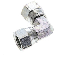 90Grad JIC-Winkelverschraubung UNF 9/16''-18 Stahl 275bar (3863.75psi)