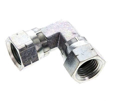 90Grad JIC-Winkelverschraubung UNF 9/16''-18 Stahl 275bar (3863.75psi)