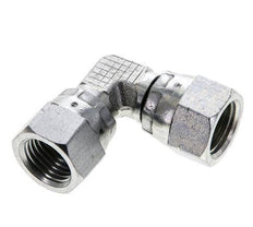 90Grad JIC-Winkelverschraubung UNF 1/2''-20 Stahl 275bar (3863.75psi)