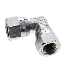 90Grad JIC-Winkelverschraubung UNF 1/2''-20 Stahl 275bar (3863.75psi)