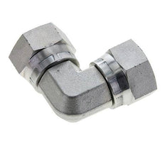 90Grad JIC-Winkelverschraubung UN 1-1/16''-12 Stahl 210bar (2950.5psi)