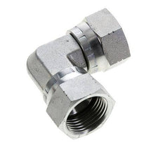 90Grad JIC-Winkelverschraubung UN 1-1/16''-12 Stahl 210bar (2950.5psi)