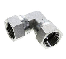 90Grad JIC-Winkelverschraubung UN 1-1/16''-12 Stahl 210bar (2950.5psi)