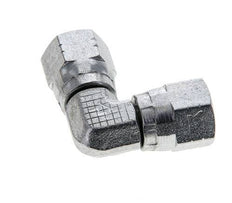 90Grad JIC-Winkelverschraubung UNF 7/16''-20 Stahl 310bar (4355,5psi)