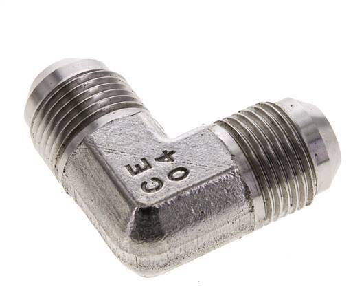 90 Grad JIC-Winkelfitting UNF 7/8''-14 Außengewinde Edelstahl 350bar (4917.5psi)