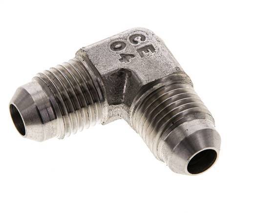 90 Grad JIC-Winkelfitting UNF 1/2''-20 Außengewinde Edelstahl 450bar (6322,5psi)