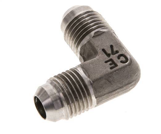 90 Grad JIC-Winkelfitting UNF 9/16''-18 Außengewinde Edelstahl 350bar (4917.5psi)
