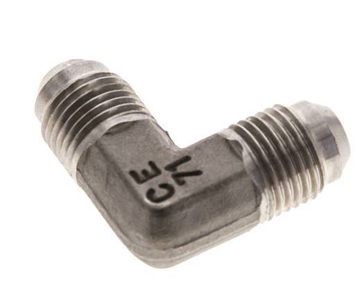 90 Grad JIC-Winkelfitting UNF 9/16''-18 Außengewinde Edelstahl 350bar (4917.5psi)