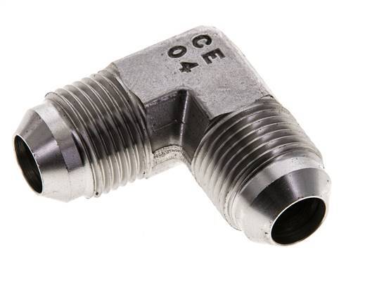 90 Grad JIC-Winkelfitting UNF 3/4''-16 Außengewinde Edelstahl 350bar (4917.5psi)